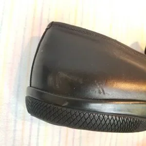 Prada | Shoes | Mens Prada Black Leather Penny Loafers Size  display picture 2